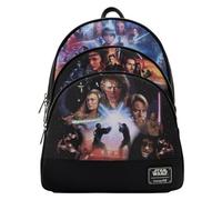 Mini sac à dos Funko Loungefly Star Wars Prequel Trilogy Triple Pocket Multicolore G