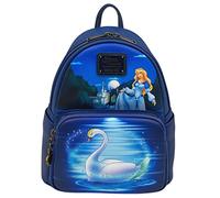 Loungefly Swan Princess Scene Sac bandouli re double sangle, bleu