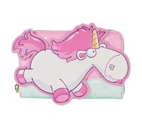 Loungefly Universal Minions Portefeuille à fermeture Éclair Motif licorne