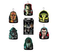 Loungefly Universal Monsters Porte-clés avec mini sac à dos Motif monstres