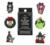 Loungefly - Walt Disney - Jack Skellington - The Nightmare Before Christmas - Seasonal - Enamel Pin Set - The Nightmare Before Christmas - Boîte Mystère Pin en Émail - Broche Fantaisie et Sacs