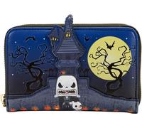 Loungefly WDWA2222 POP BY LF DISNEY NBC JACK SKELLINGTON HOUSE ZIP AROUND WALLET