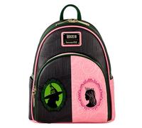 Loungefly - Wicked - Pink & Green Mini Backpack - Wicked Part 1 - Sac Mignon à Collectionner - Idée de Cadeau - Produits Officiels - pour Les Garçons, Girls Les Hommes et Les Femmes