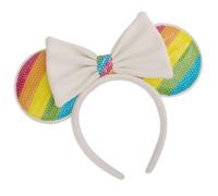 Loungefly x Disney MinnieMaus Rainbow Oreilles à paillettes