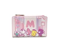 Loungefly X Sanrio Hello Kitty Kawaii Portefeuille à Rabat imprimé, Rose, Taille Unique, Portefeuille zippé
