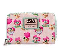 Loungefly x Star Wars Mandalorian Grogu Valentines Zip-Around Wallet