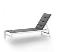Lounger Renazzo XXL Chaise longue capacité de charge 160 kg 5 positions hydrofuge