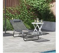 Loungeur de soleil - Pliable - Dossier ajustable - Résistant aux UV - Design moderne