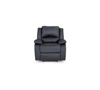 RELAXXO - Fauteuil Relaxation 1 place Simili cuir LEO - Noir