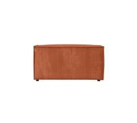 LOUNGITUDE - Pouf en Velours côtelé Terracotta
