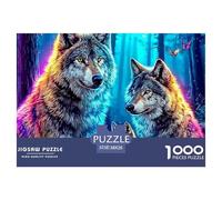 Loup 1000 Pièces Faune Sauvage Puzzles pour Adultes Un Puzzle Difficile Jeu Éducatif Défi Jouets Divertissement Classiques pour Adultes Et Enfants À Partir De pour Toute La Famille Ca