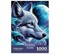 Loup 1000 Pièces Puzzles pour Adultes sur Le Thème De Premium Quality Difficile Et Stimulant Parfait pour Les Amateurs Art Classique 38x26cm/1000pcs