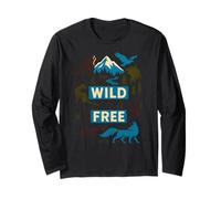 Loup à fourrure Therian Pride Wild & Free Manche Longue