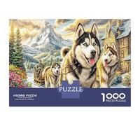 Loup à l'automne Puzzle 1000 Pièces Educa Jouet Divertissement Créatif Décoration Intérieure Animaux Jeu Éducatif Challenge Toy Adultes & Enfants des 14 Ans 52x38cm/1000pcs