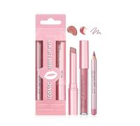 Loup À Lèvres Étanche À Lèvres Et Brillant Ensemble Pour Une Finition Mate De Longue Durée De Maquillage Hydratant Longueur Mate