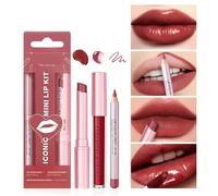 Loup À Lèvres Étanche Et Brillant Ensemble Pour La Finition Mate De Longue Durée Maquillage Hydratant Longue Durée Maquillage La Mode