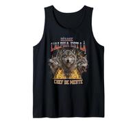 Loup Alpha Bootleg Chef de Famille Cadeau Homme fête pères Débardeur