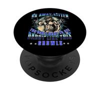 Loup Alpha Go Away Kitten Dont See Daddy Werewolf Meme PopSockets PopGrip Adhésif
