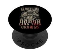 Loup Alpha Go Away Kitten Dont See Daddy Werewolf Meme PopSockets PopGrip Adhésif