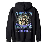 Loup Alpha Go Away Kitten Dont See Daddy Werewolf Meme Sweat à Capuche