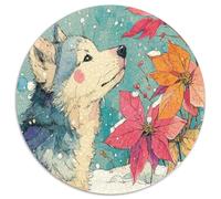 Loup, Ambiance hivernale Cadeau Unique Décoration Intérieure Jeu ÉduChatif Challenge Toy Adultes & Enfants des 14 Ans 1000pcs (67.5x67.5cm)