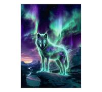 Loup Aurore 1000 Pièces Mini Puzzle pour Adultes