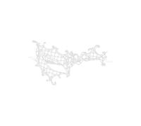 Loup blanc Croissant de lune - Makarade