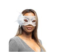Loup blanc mystique - BOLAND - Accessoire de déguisement pour Halloween et carnaval