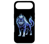 Loup Bleu Mystique Flamboyant Esprit Sauvage Coque pour iPhone Air