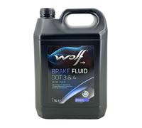 Wolf Liquide de frein 5039 DOT 3 & 4 — ISO 4925 Classe 3 et 4 — 5 Litre