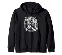 Loup Celtique Classique mythologie Nordique païenne Loup Viking Sweat à Capuche