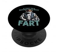 Loup Cow-Boy Sarcastique Disant Que s'ils parlent, pète, Femmes et Hommes PopSockets PopGrip Adhésif