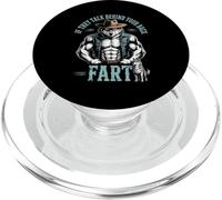 Loup Cow-Boy Sarcastique Disant Que s'ils parlent, pète, Femmes et Hommes PopSockets PopGrip pour MagSafe