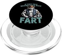 Loup Cow-Boy Sarcastique Disant Que s'ils parlent, pète, Femmes et Hommes PopSockets PopGrip pour MagSafe