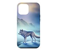Loup de Glace dans Un Paysage d'hiver dans l'Arctique Coque pour iPhone 12 Pro Max