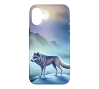 Loup de Glace dans Un Paysage d'hiver dans l'Arctique Coque pour iPhone 16 Plus
