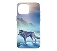 Loup de Glace dans Un Paysage d'hiver dans l'Arctique Coque pour iPhone 16 Pro Max