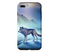 Loup de Glace dans Un Paysage d'hiver dans l'Arctique Coque pour iPhone 7 Plus/8 Plus