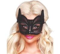 Boland Masque 10116588 en dentelle motif chat de luxe Noir Taille unique