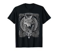 Loup d'Odin Homme du Nord Valhalla Mythologie T-Shirt