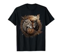Loup d'Odin - Mythologie sur Le thème du père Guerrier Viking Nordique T-Shirt