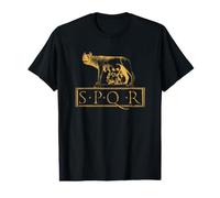 Loup du Capitole SPQR T-Shirt Graphique avec Valeur