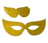 Loup En Carton - Ptit Clown - Libellule Or - Sachet De 6 - Élastique Inclus - Mixte