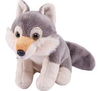 Loup en peluche de poche ECO - 13 cm
