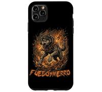 Loup féroce brisant Les chaînes de feu en Fer - Art Graphique Coque pour iPhone 11 Pro Max