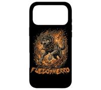 Loup féroce brisant Les chaînes de feu en Fer - Art Graphique Coque pour iPhone 17 Pro Max