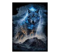 Loup Foudre 1000 Pièces Mini Puzzle pour Adultes