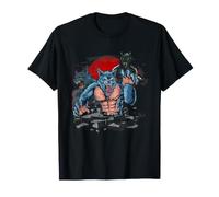 Loup-Garou cimetière Horreur Pleine Lune Monstre Halloween T-Shirt