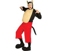 Loup-garou conte de fées Costume d'aventure animale Carnaval Fantasy, Taille : 52 - 54 (L) Couleur : Marron