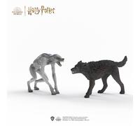 schleich Harry Potter | Loup-Garou vs Animagus 14906 | Figurine de Loup-Garou articulée | Figurines de Collection ou décoration | idée Cadeau pour Enfants dès 6 Ans | Set de 2 pièces